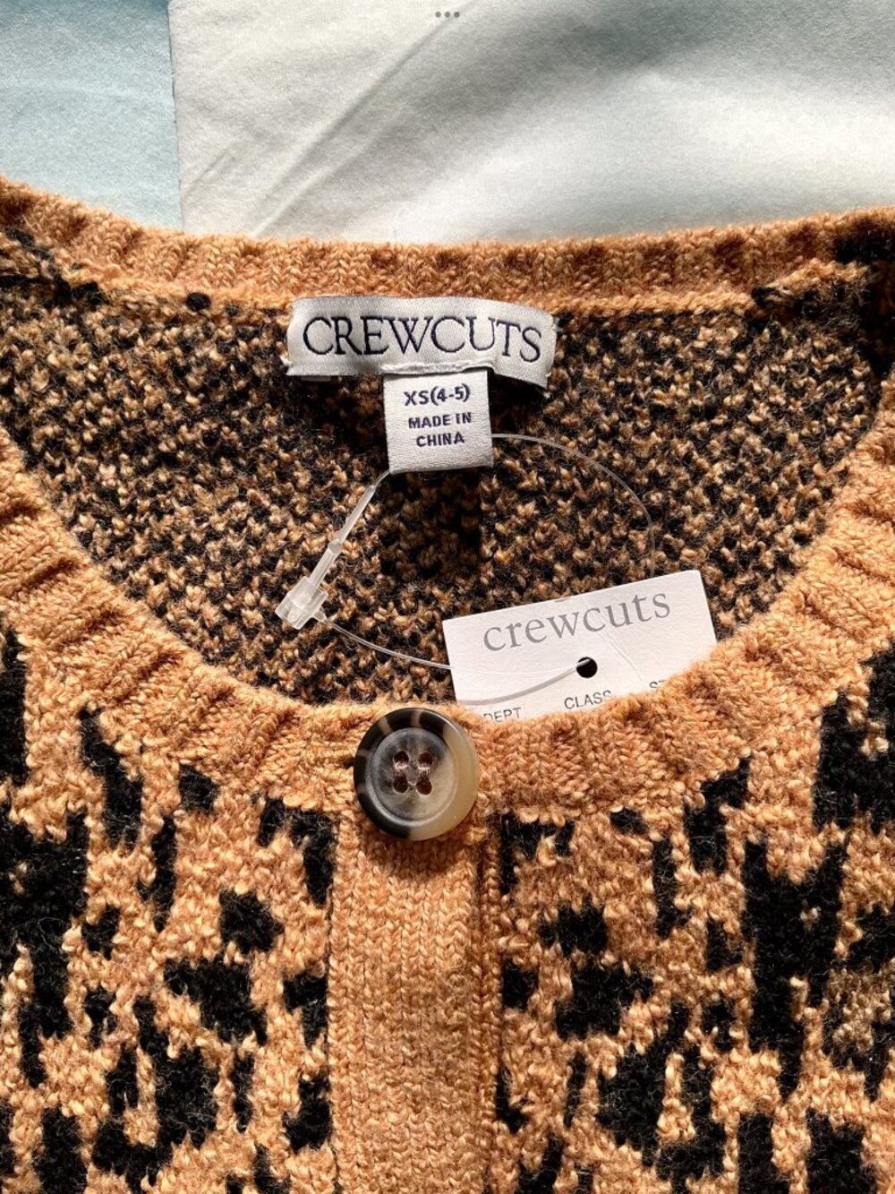Crewcuts Leopard Pattern Cardigan - Picture 2 of 3